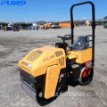 Rolo compactador vibratório de asfalto mini compactador FYL-880 de 1 tonelada